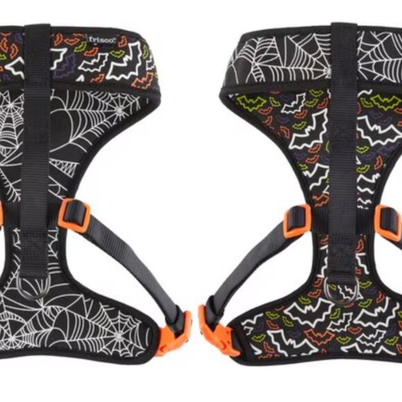 PETS: (NWOT) REVERSIBLE GLOW-IN-DARK HARNESS "HALLOWEEN" - Picture 7 of 9